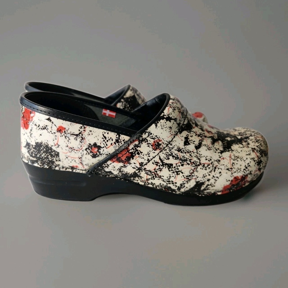 Sanita Womens US 10/EU 41 Floral Original Danish Clogs Comfort Slip-On Shoes